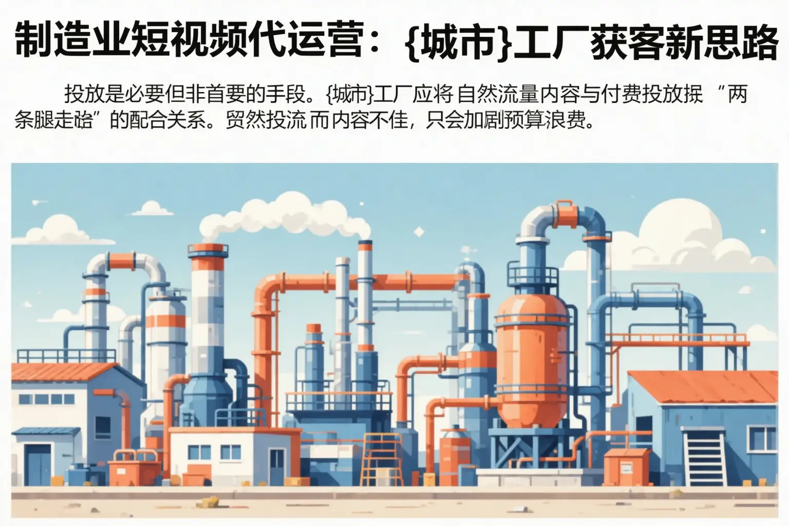 制造业短视频代运营：黄浦工厂获客新思路